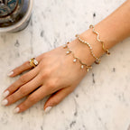 Waterproof  Wave Cuff CZ Bangle