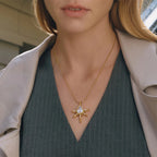Waterproof Pear-Cut CZ Necklace