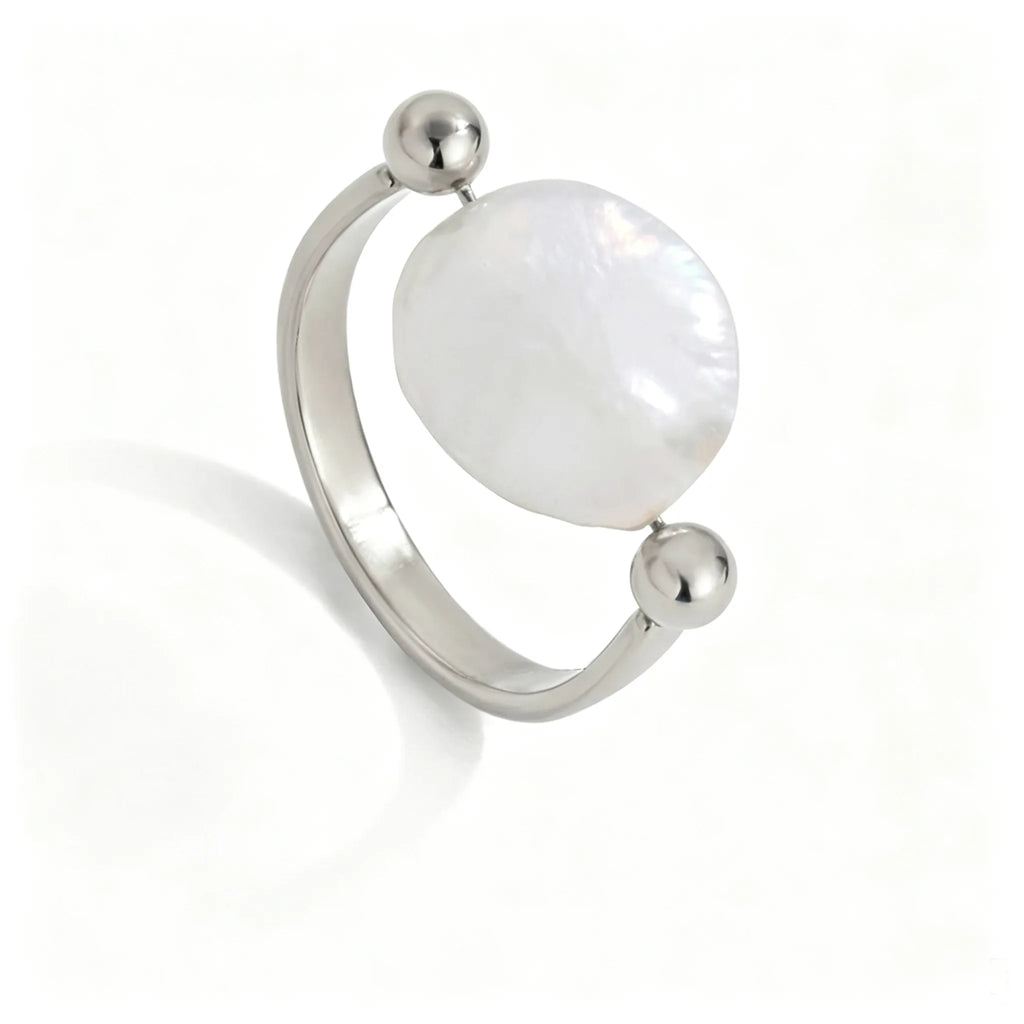 Baroque Pearl Statement Ring | Waterproof 18K Gold