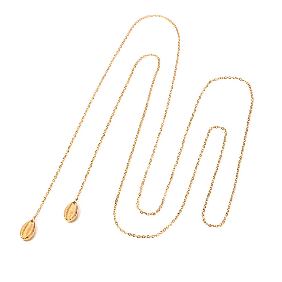 Waterproof Teardrop Oval Medallion Pendant Necklace