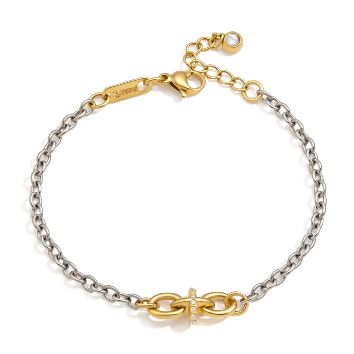 Waterproof Gold Chain & Tennis Stackable Bracelets
