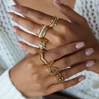 Waterproof Lace Crown Ring