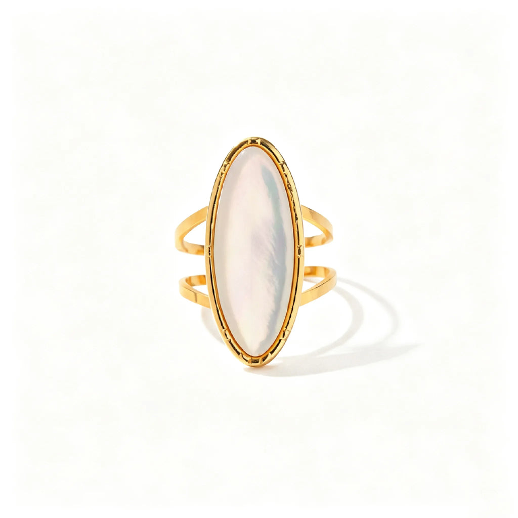 Vintage Statement Adjustable Ring | Waterproof 18K Gold
