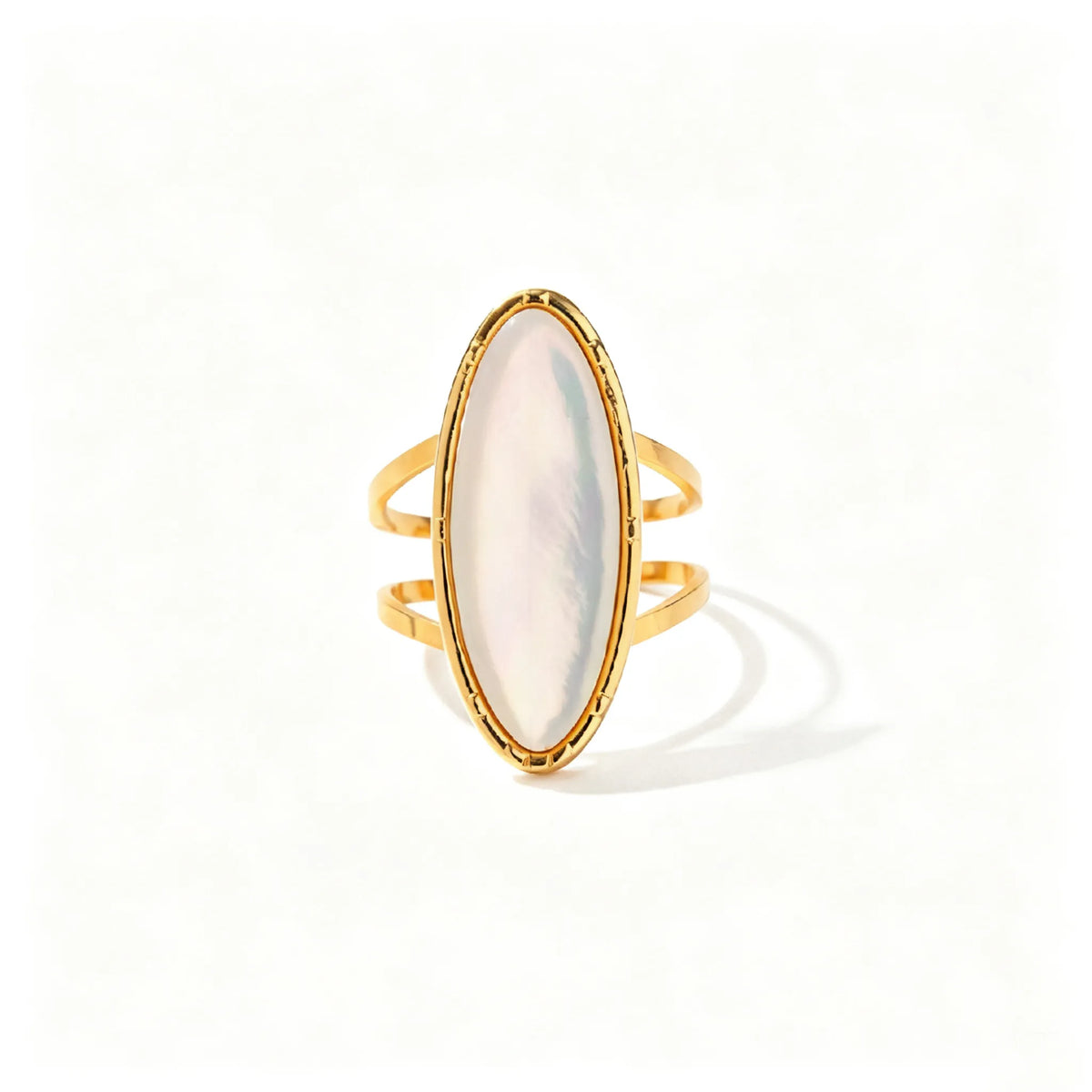 Vintage Statement Adjustable Ring | Waterproof 18K Gold