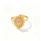 Vintage Statement Adjustable Ring | Waterproof 18K Gold