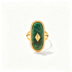 Vintage Statement Adjustable Ring | Waterproof 18K Gold