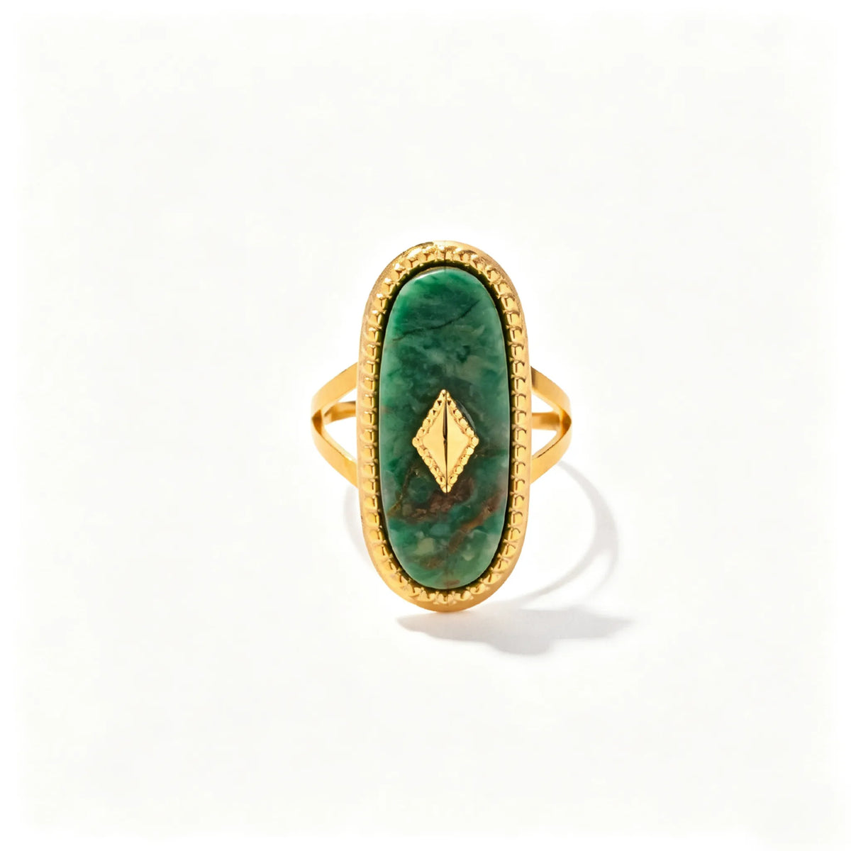 Vintage Statement Adjustable Ring | Waterproof 18K Gold