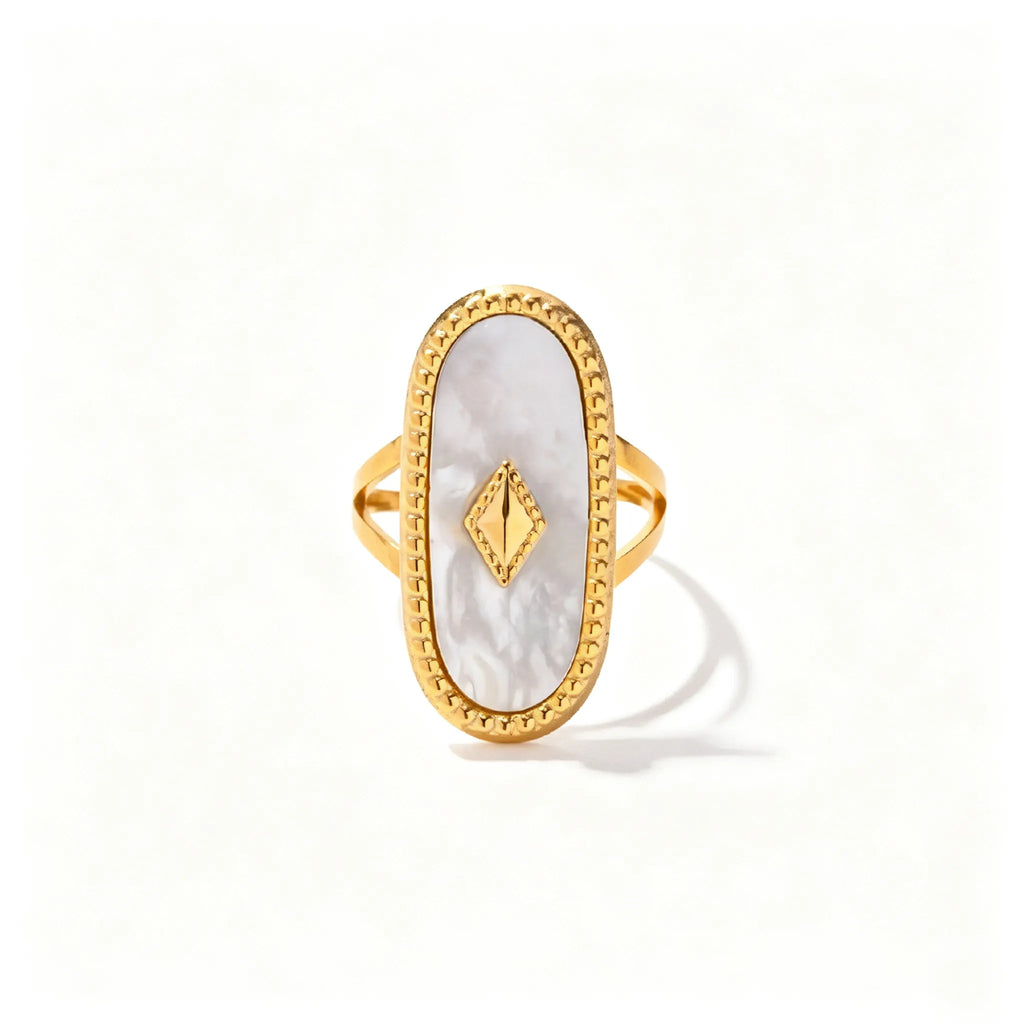 Vintage Statement Adjustable Ring | Waterproof 18K Gold