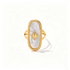 Vintage Statement Adjustable Ring | Waterproof 18K Gold