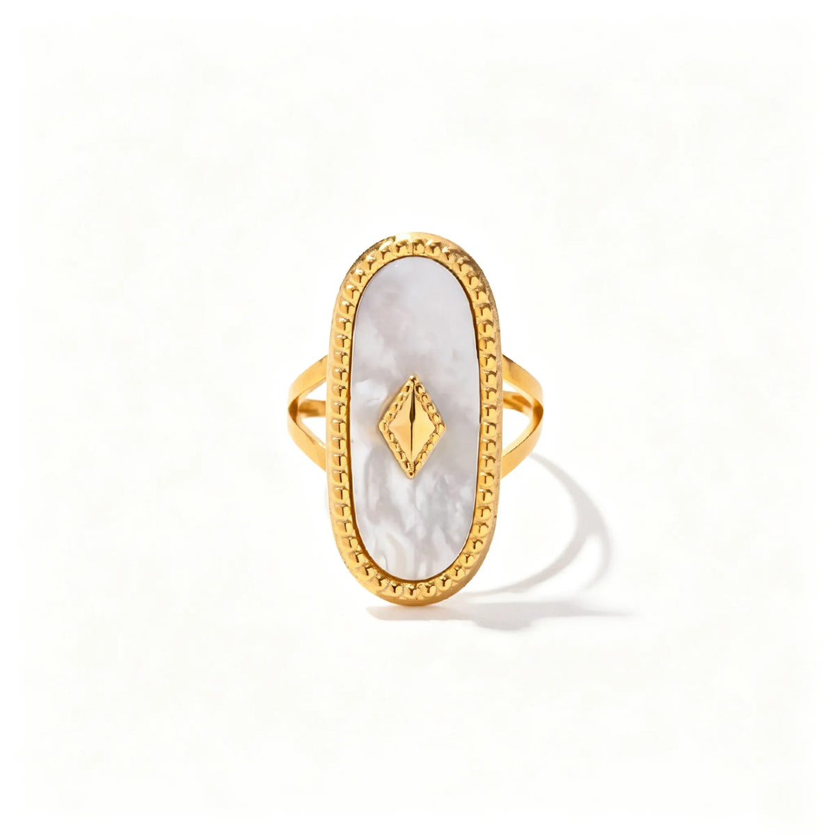 Vintage Statement Adjustable Ring | Waterproof 18K Gold