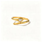 Vintage Statement Adjustable Ring | Waterproof 18K Gold