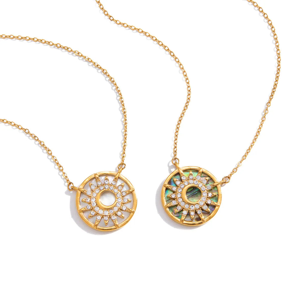 Dainty Pendant Necklace | Waterproof 18K Gold