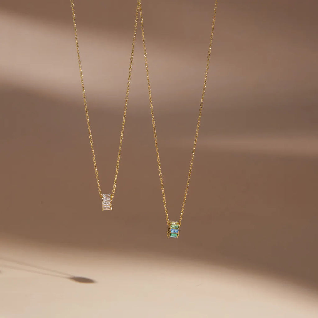 Waterproof Vintage Cameo Zirconia Pendant Necklace