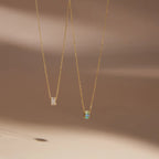 Waterproof Vintage Cameo Zirconia Pendant Necklace
