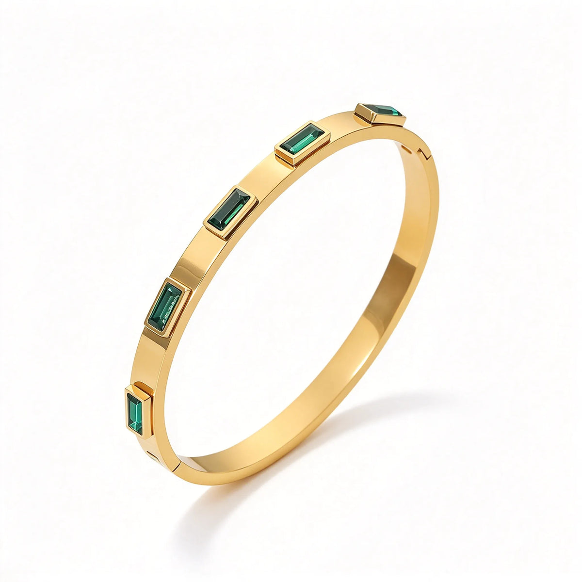 Waterproof Pave CZ Cuff Adjustable Bracelet