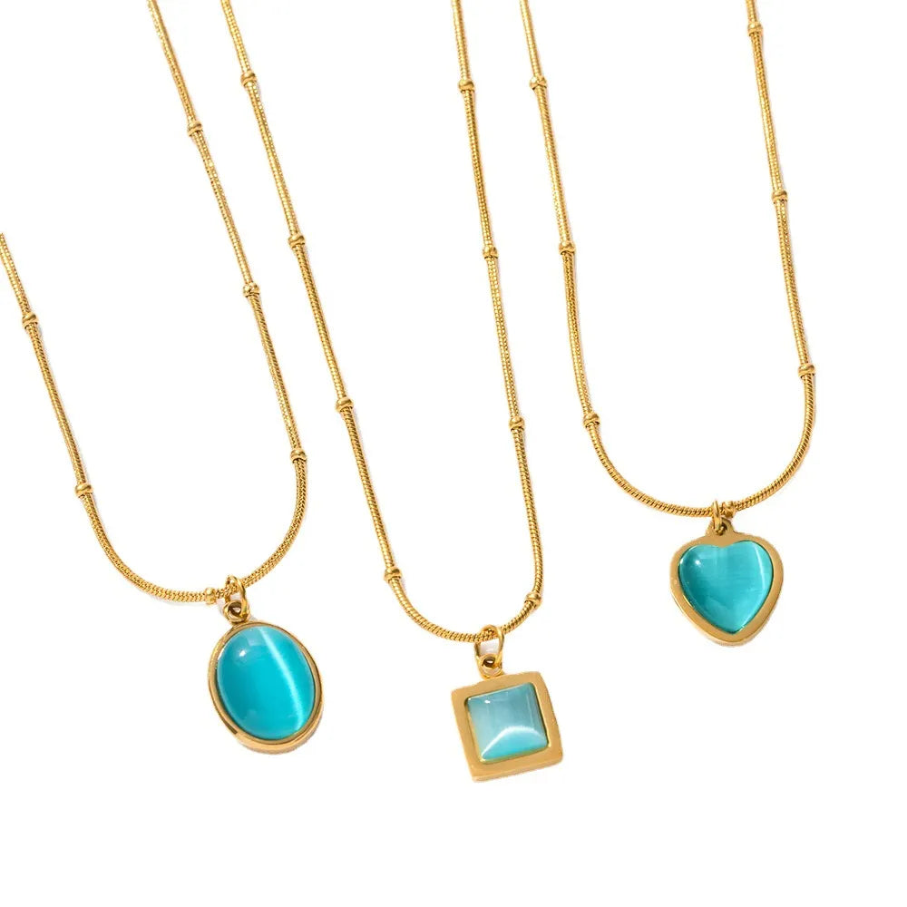Waterproof Cat's Eye Necklace