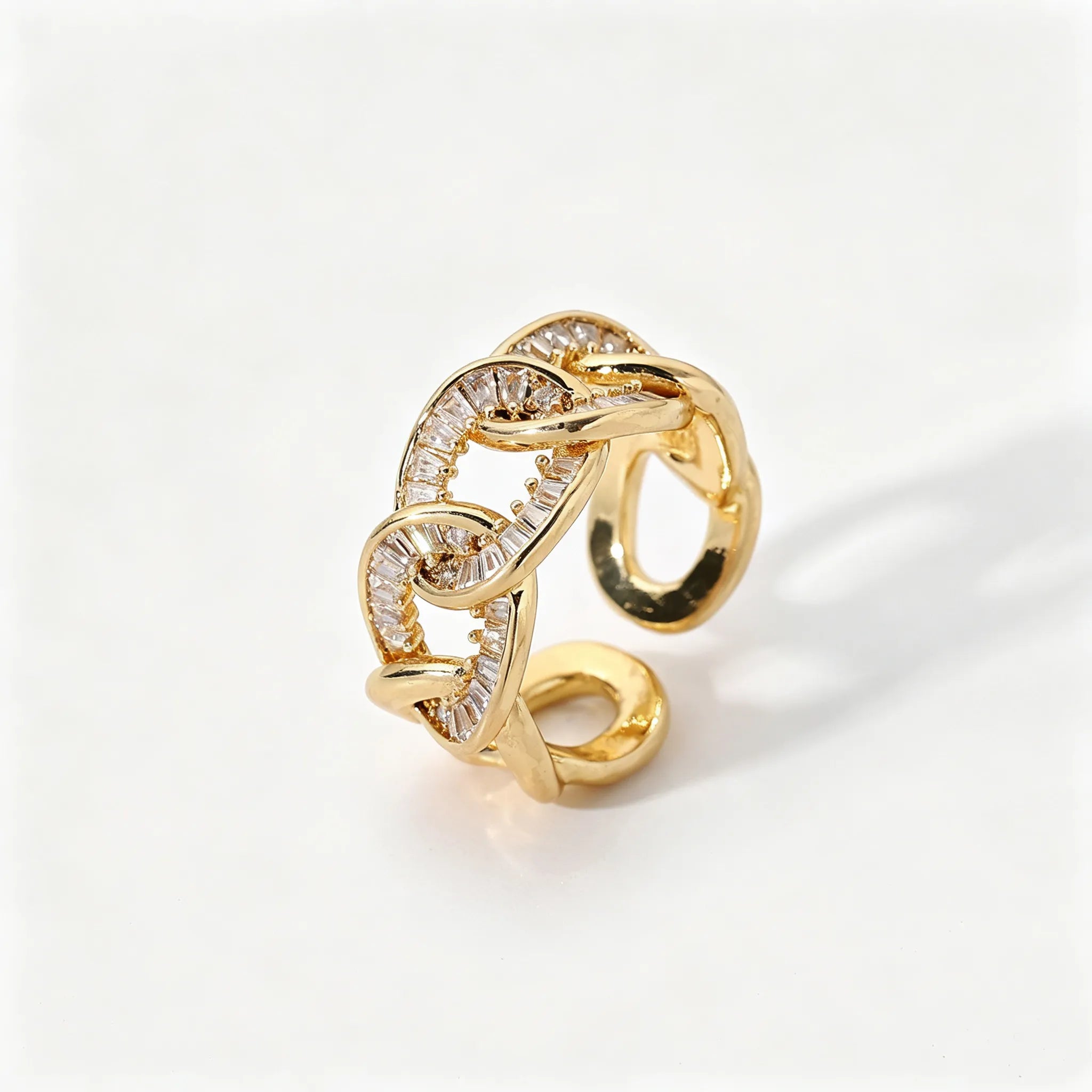 Minimalist Open Band Ring – Waterproof Stainless Steel