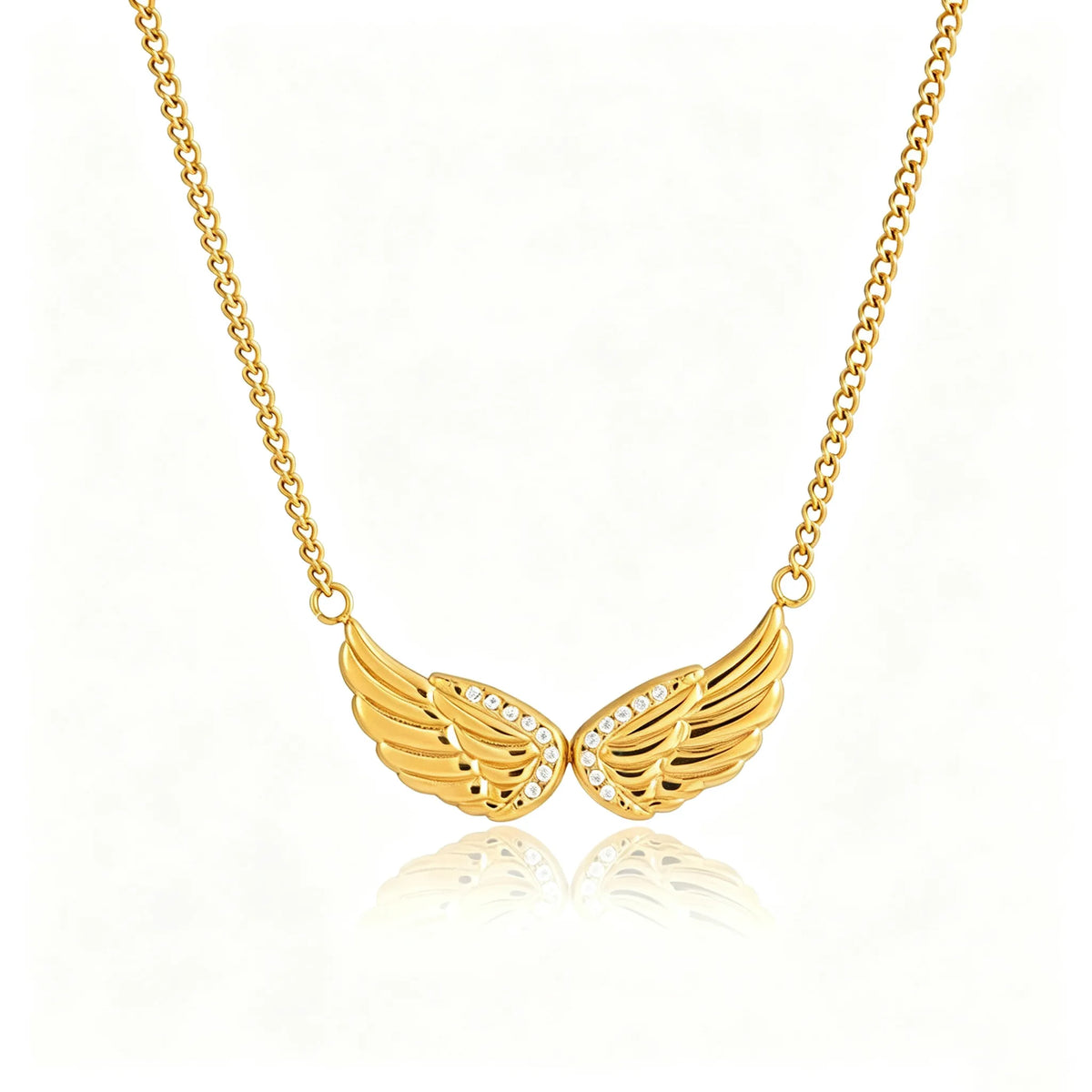 Waterproof Angel Wings Necklace