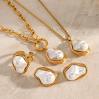 Waterproof Baroque Pearl Jewelry Set