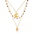 Waterproof Celestial Layered Necklace
