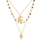Waterproof Celestial Layered Necklace
