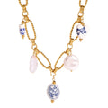 Waterproof Ceramic & Baroque Pearl Necklace