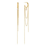Waterproof Chain Tassel Earrings