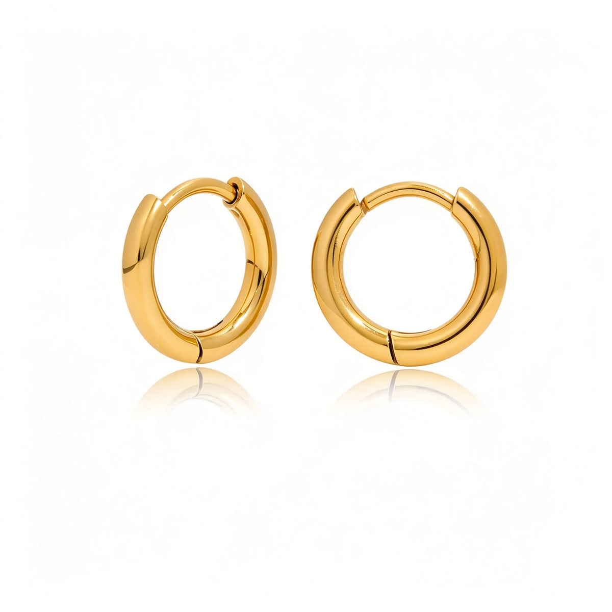 Waterproof Gold CZ Huggies & Ear Cuffs