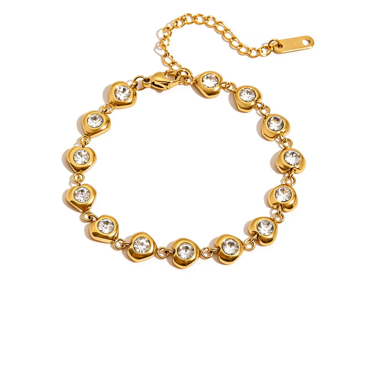 Waterproof Colorful CZ Stackable Bracelet