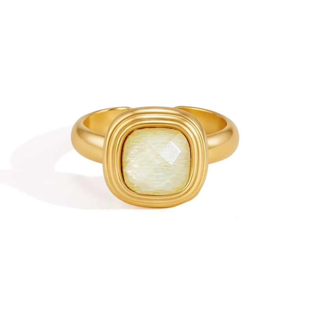 Waterproof Chunky Resin Inlay Ring