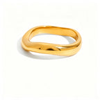 Waterproof Pave Zirconia Statement Layering Ring