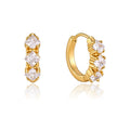 Waterproof Gold Huggie Hoops