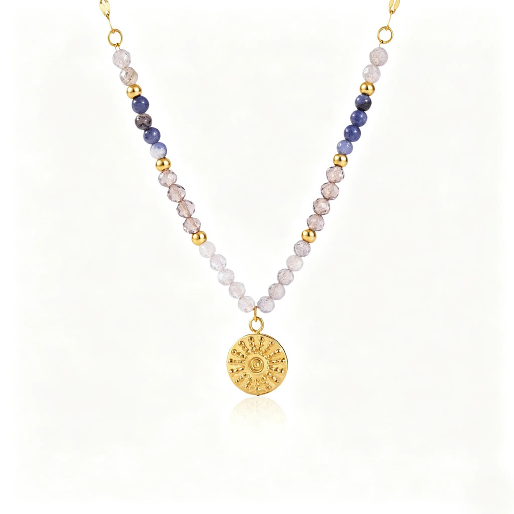 Waterproof Colorful Beaded Charm Necklace Collection