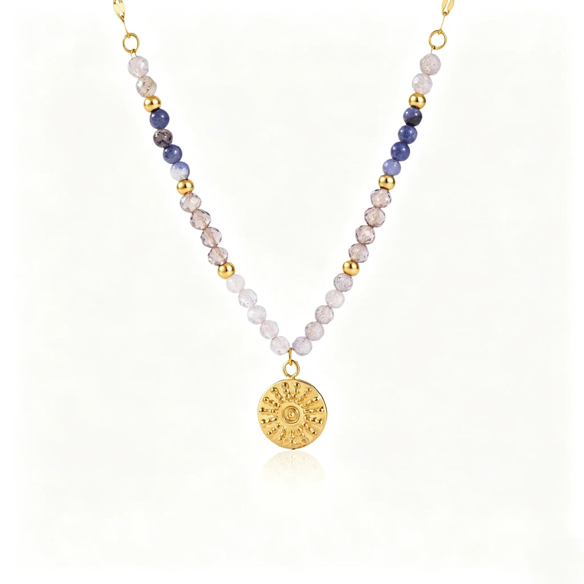 Waterproof Colorful Beaded Charm Necklace Collection