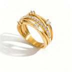 Waterproof Lace Crown Ring