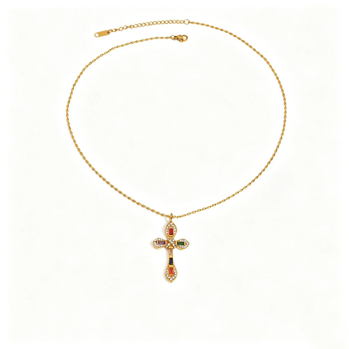 Waterproof Cross Pendant Necklace