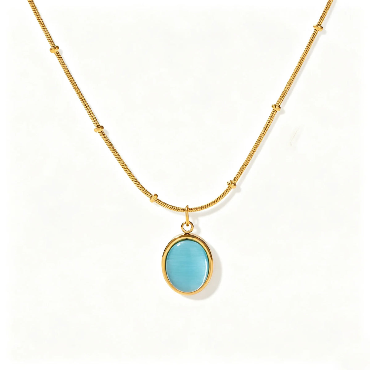 Waterproof Cat's Eye Necklace