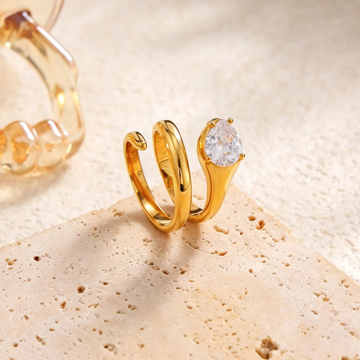 Waterproof Adjustable Snake Wrap Band Ring