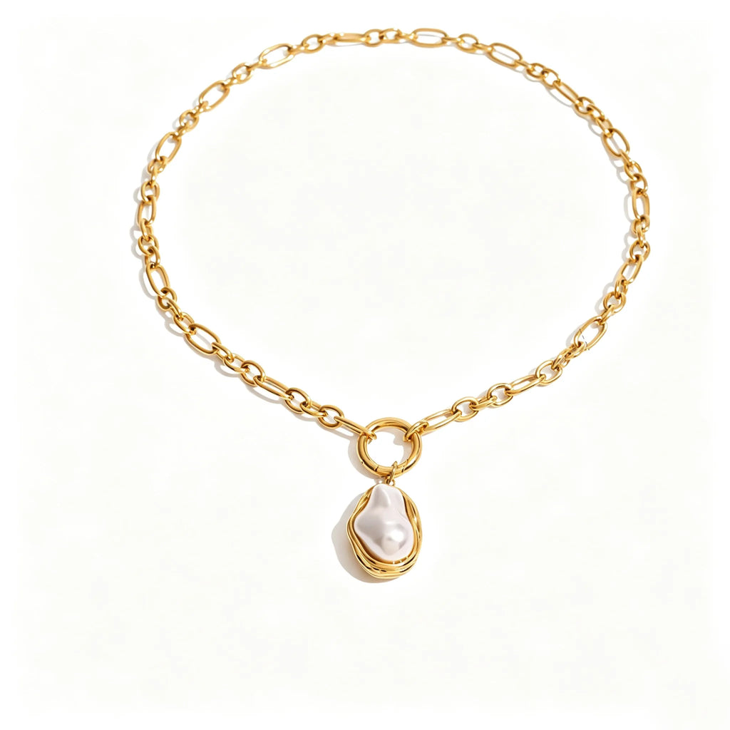 Waterproof Baroque Pearl Jewelry Set