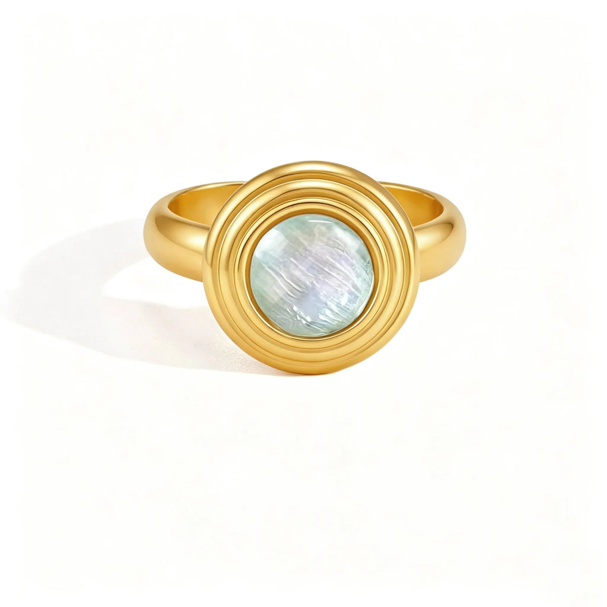 Waterproof Chunky Resin Inlay Ring