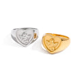 Waterproof Angel Signet Ring