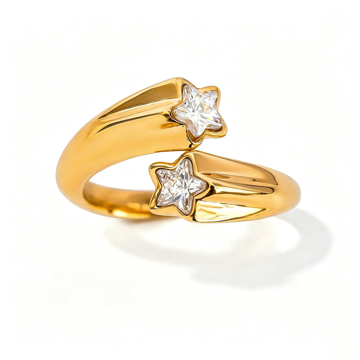 Waterproof Mixed-Cut CZ Ring Collection