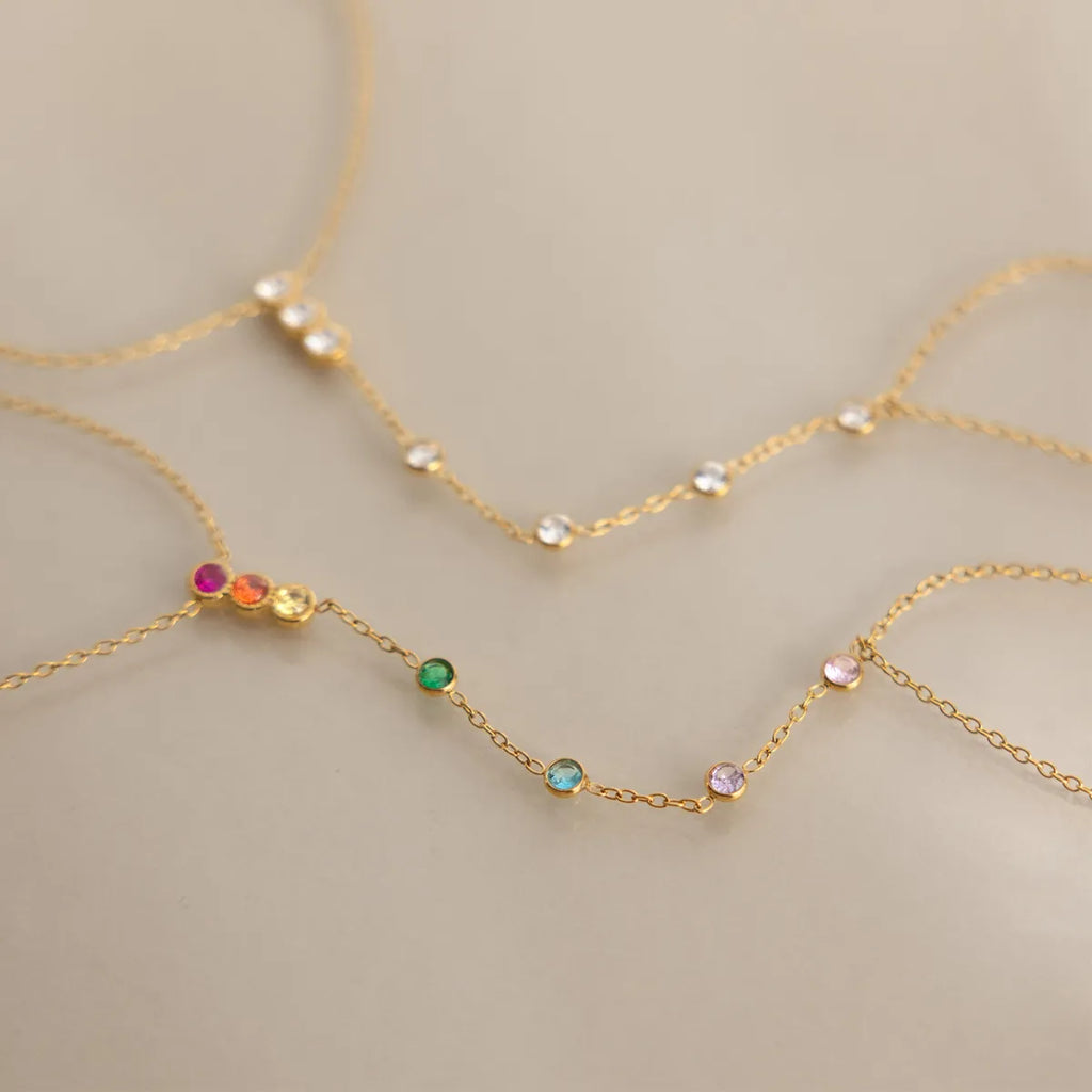 Rainbow Hand Chain Bracelet – Waterproof Stainless Steel