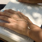 Rainbow Hand Chain Bracelet – Waterproof Stainless Steel