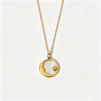 Celestial Medallion Necklace | Waterproof 18K Gold