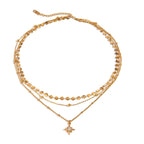 Multi-Layer Chain Necklace | Waterproof 18K Gold