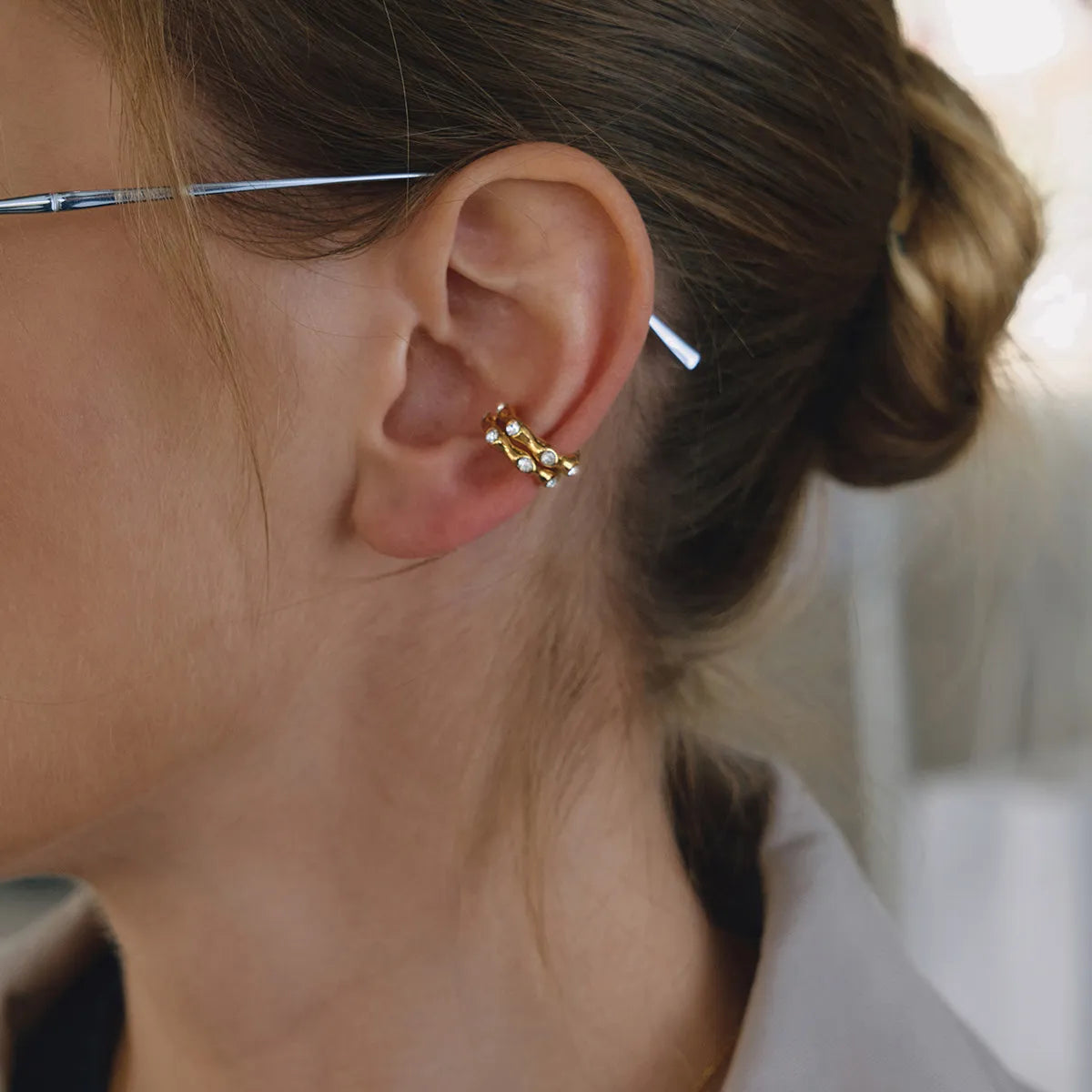Non-Piercing Ear Cuff Set – Waterproof Stainless Steel