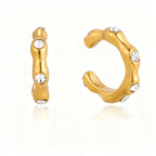 Non-Piercing Ear Cuff Set | Waterproof 18K Gold