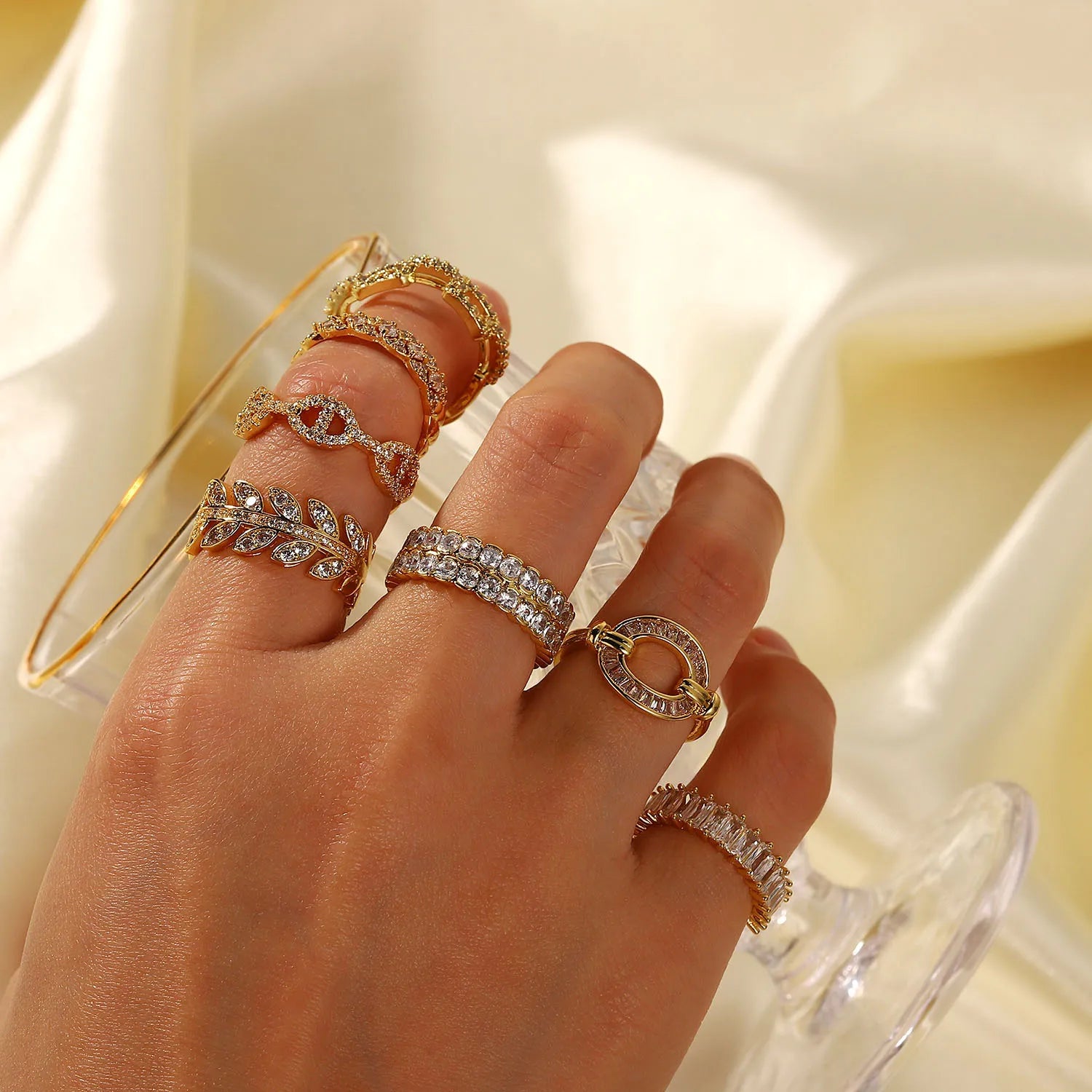Minimalist Open Band Ring – Waterproof Stainless Steel