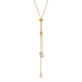 Adjustable Lariat Y-Necklace | Waterproof 18K Gold